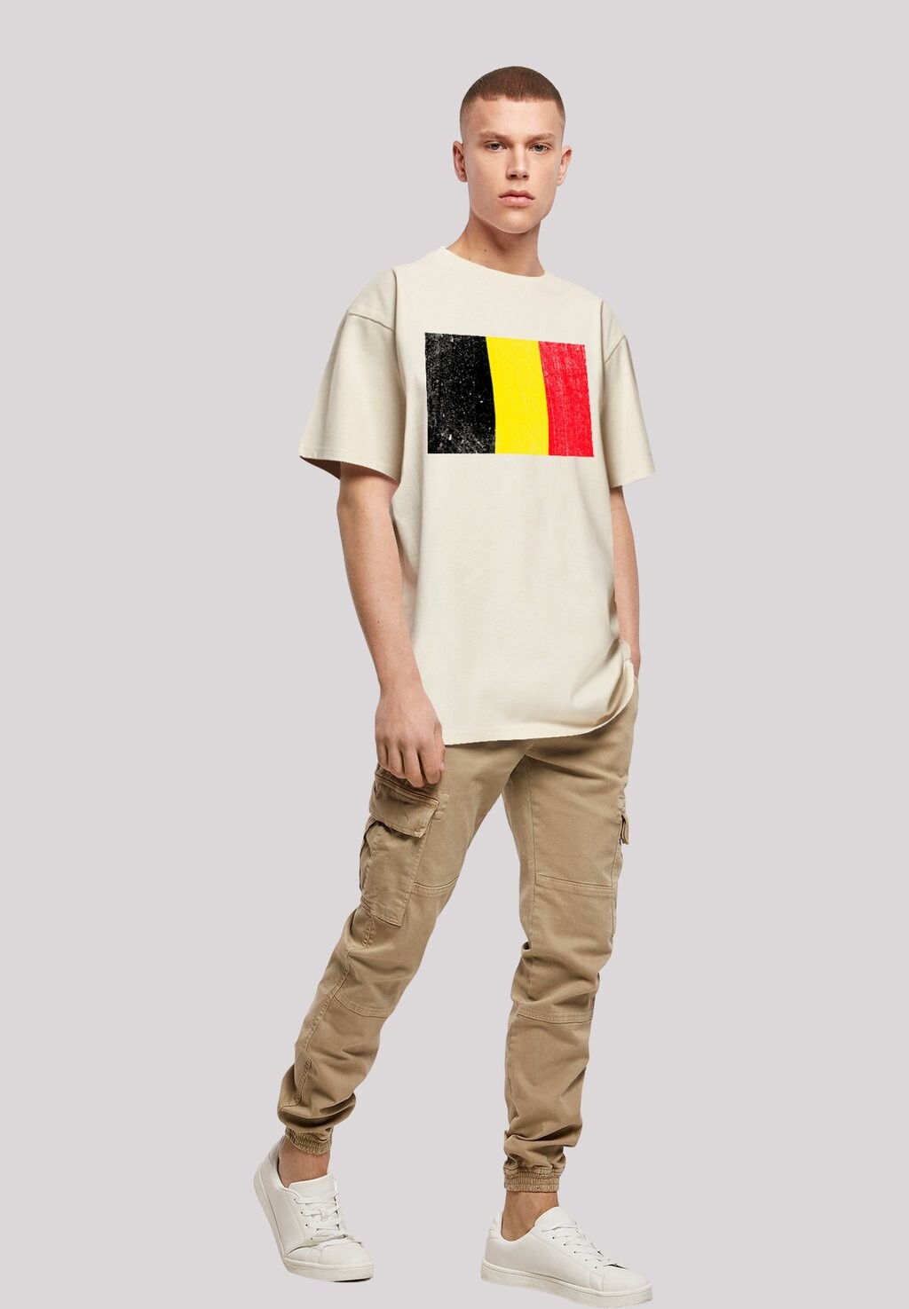 

Футболка с принтом BELGIEN FLAGGE F4NT4STIC, песочный