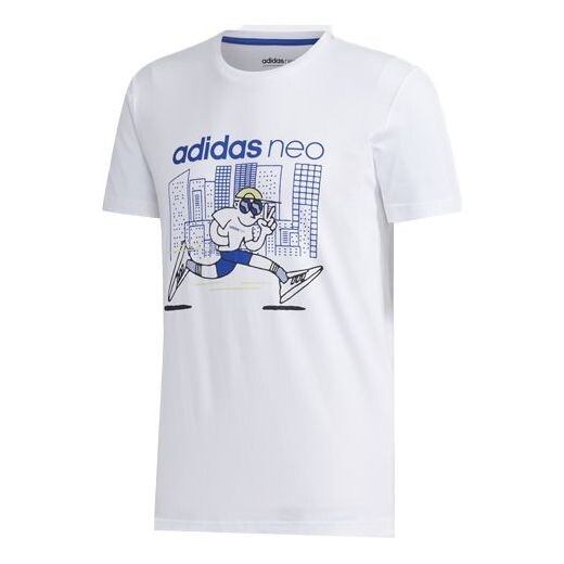 

Футболка neo faves tee с коротким рукавом мужские Adidas, белый