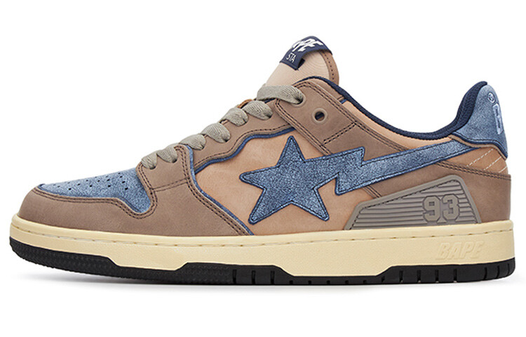 BAPE Bape SK8 Sta Vintage бежевый индиго A Bathing Ape