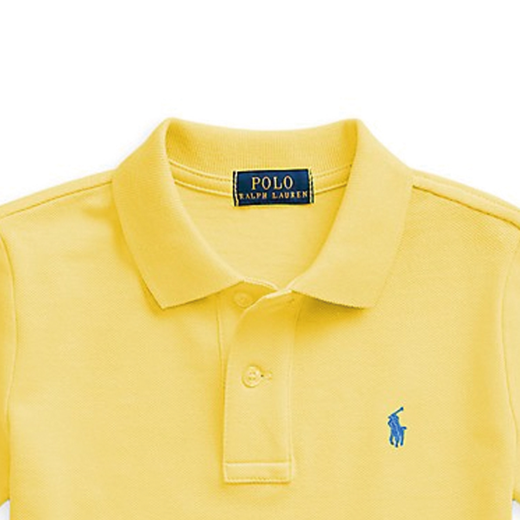 Футболка поло желтая детская Polo Ralph Lauren — фото 4