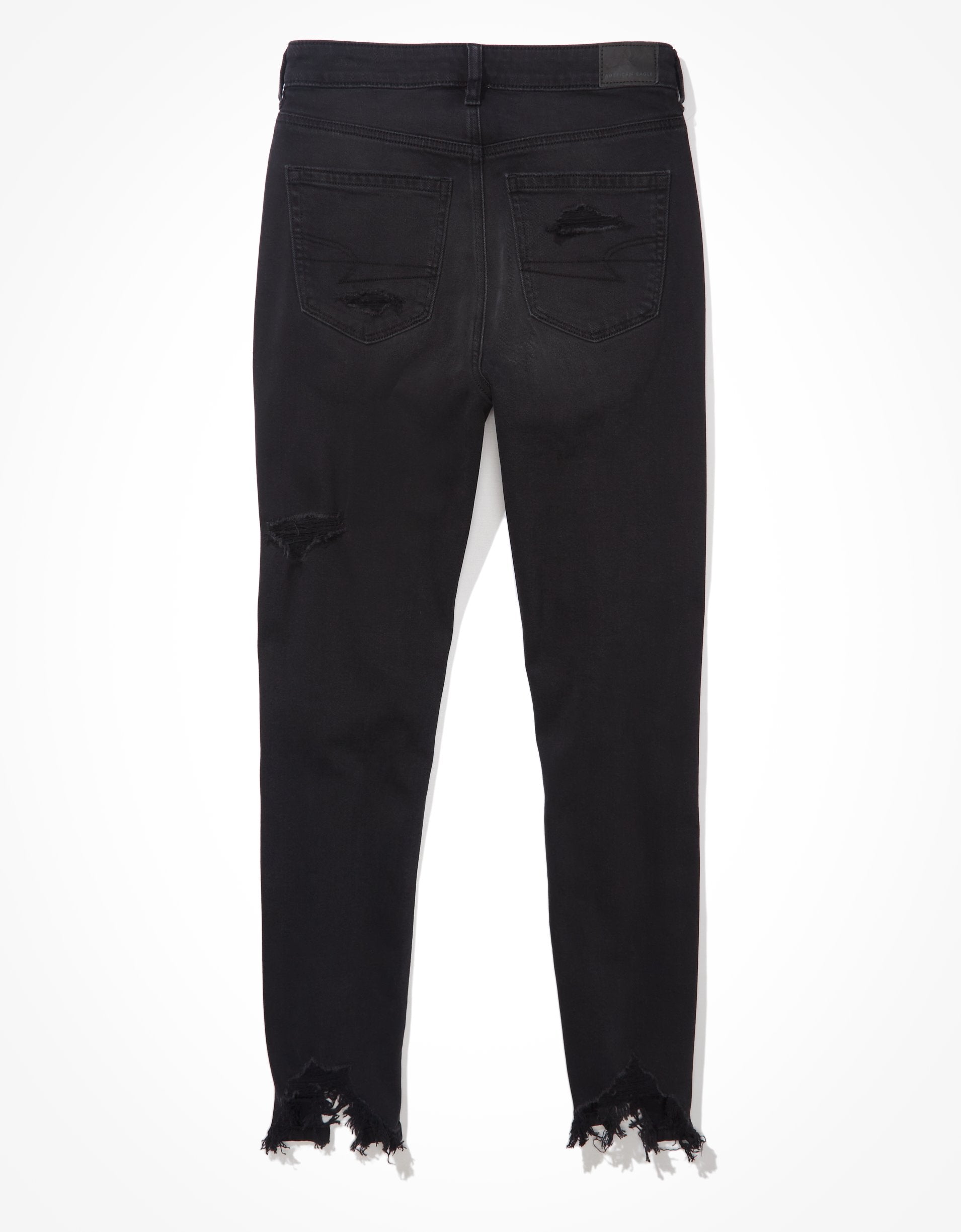 

Джинсы AE Strigid Ripped Mom American Eagle Outfitters, цвет onyx black