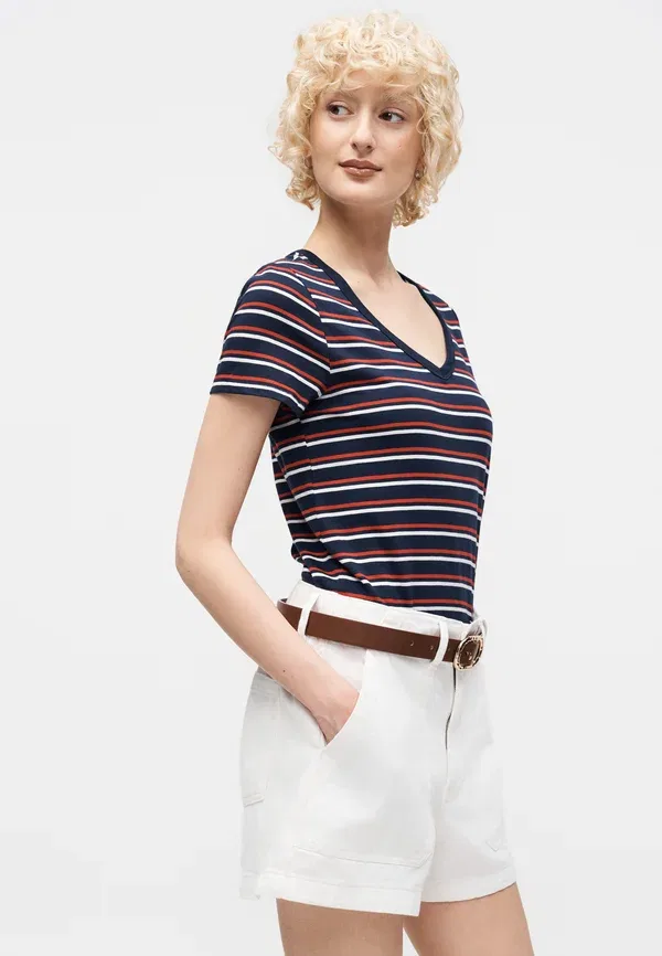 Шорты джинсовые утилитарные Gap, белый — фото 4