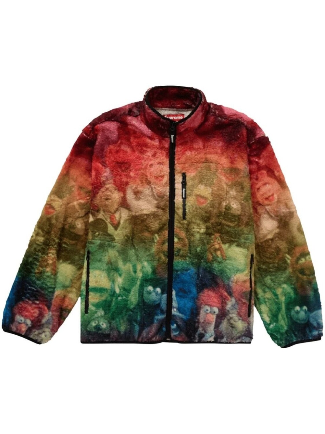 

Supreme флисовая куртка Muppets, красный