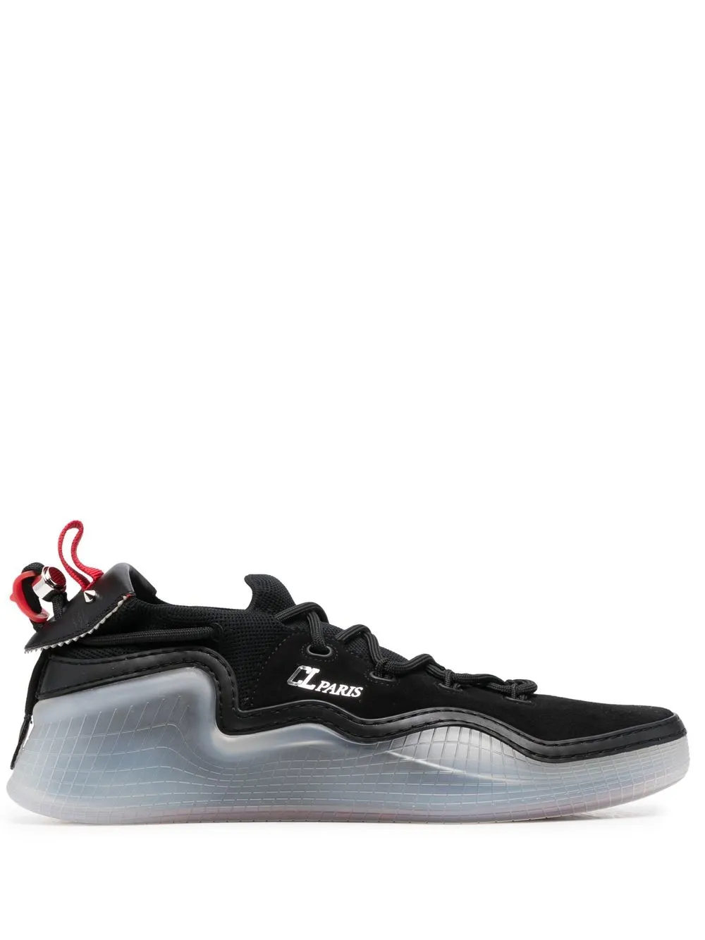 

Кроссовки на шнуровке Christian Louboutin, черный