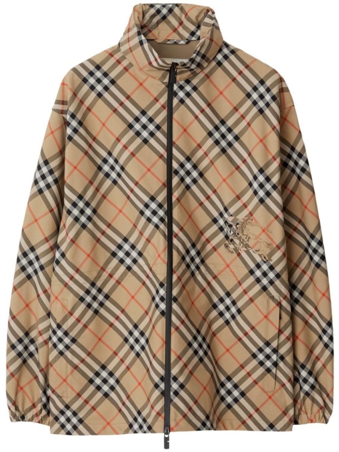 

Burberry твиловая куртка в клетку Vintage Check, нейтральный цвет
