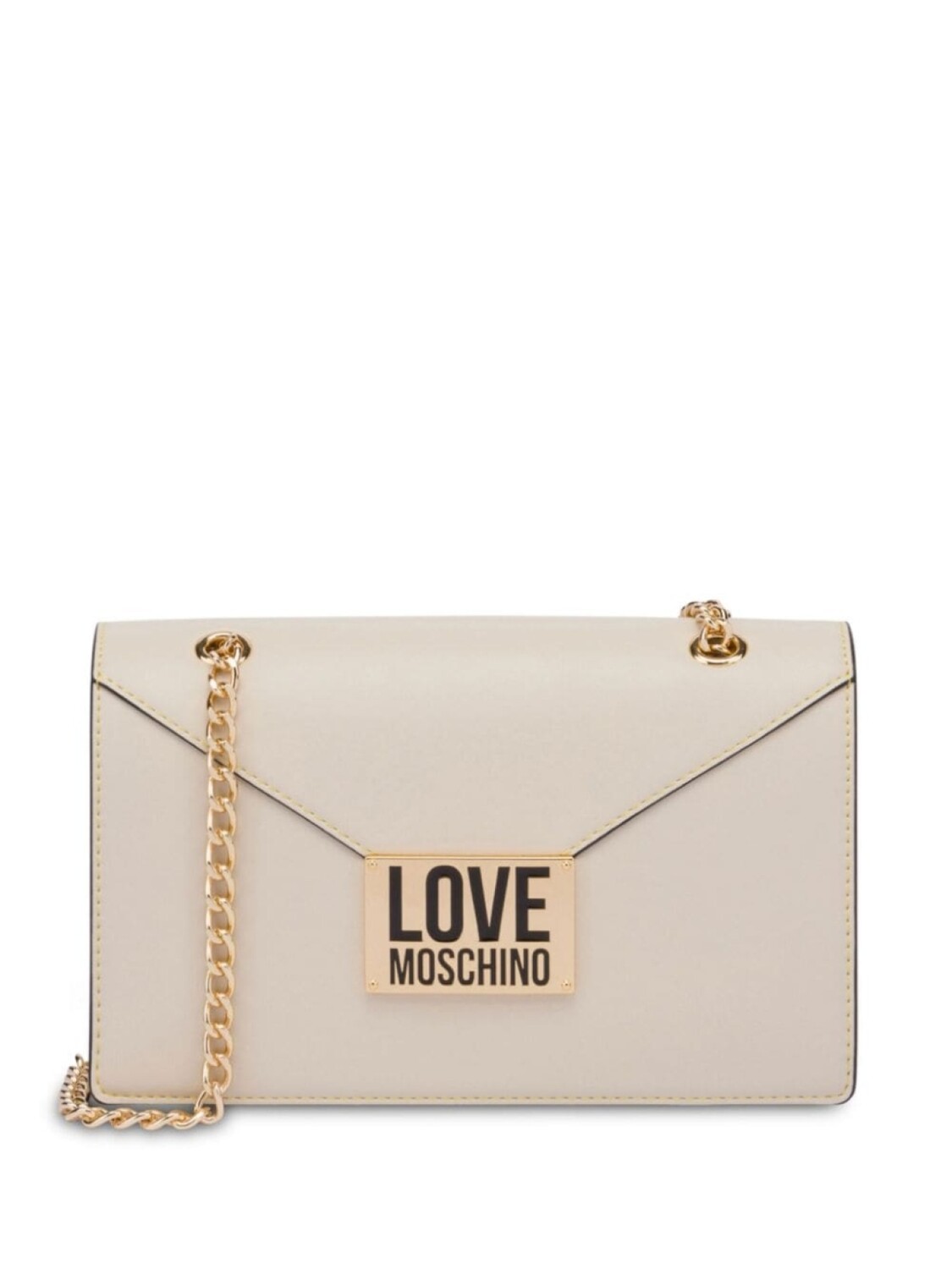 

Love Moschino сумка на плечо с цепочкой и логотипом, нейтральный цвет