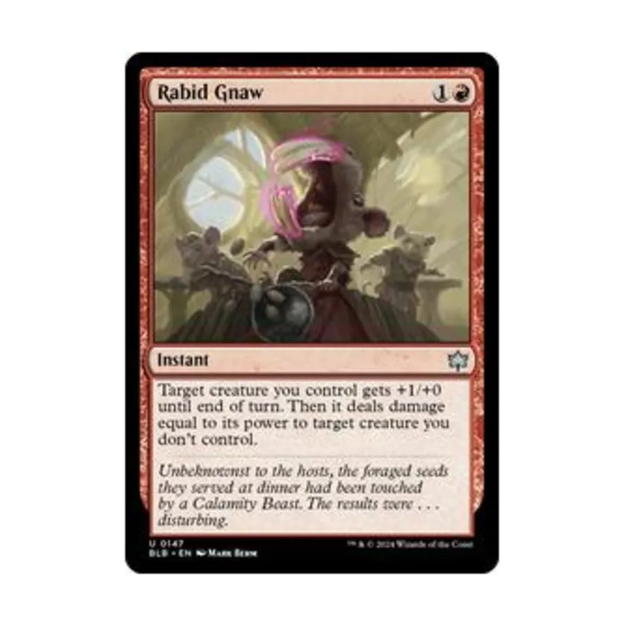 

CCG Бешеный грыз (U), MTG - Bloomburrow