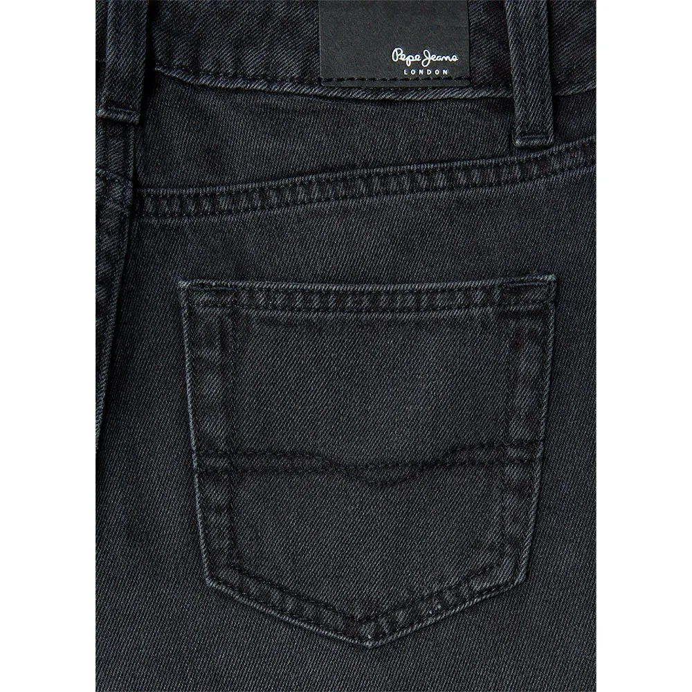Джинсы Pepe Jeans Robyne Straight Fit high waist jeans, черный — фото 4