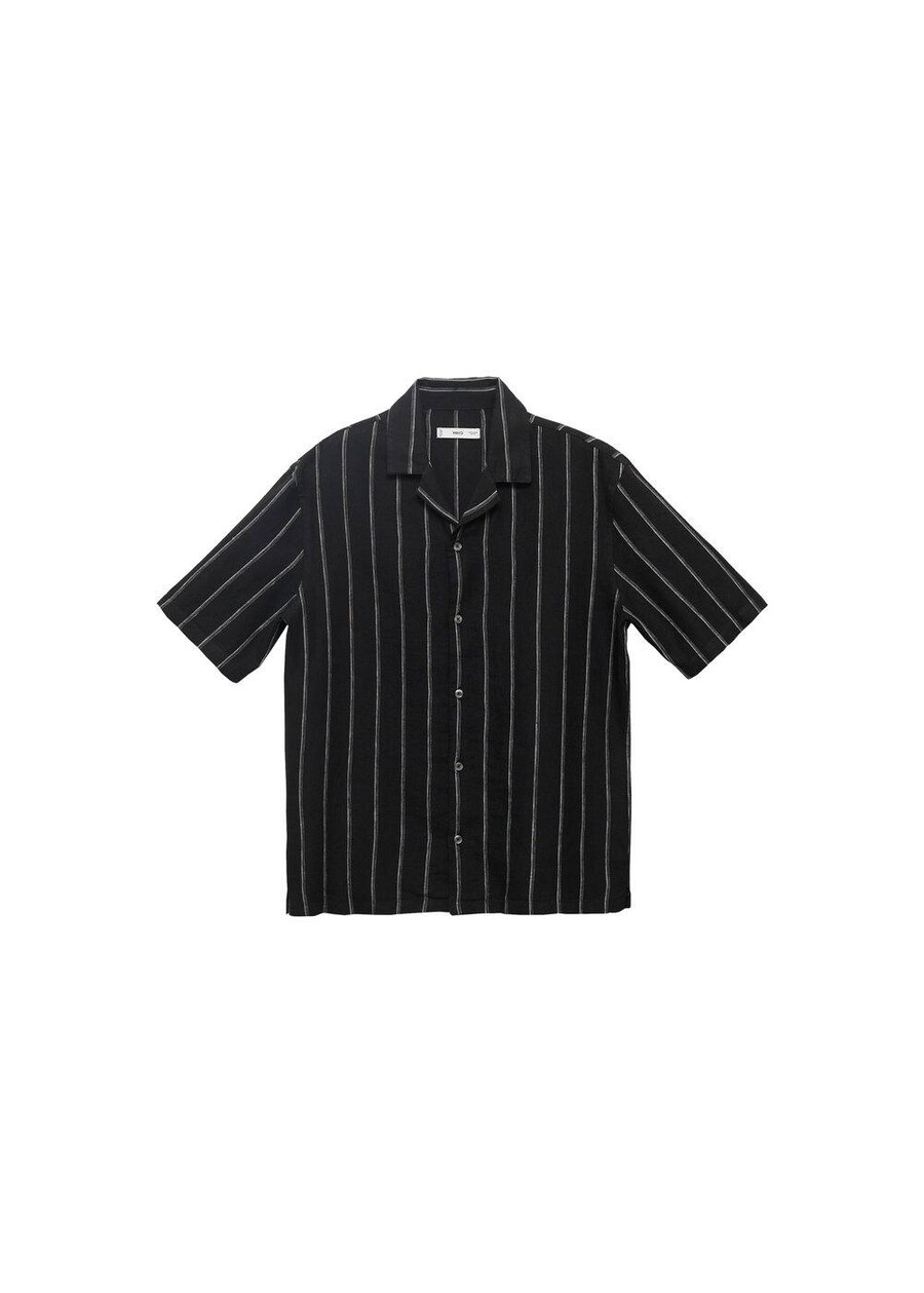 

Рубашка на пуговицах классического кроя MANGO MAN Formen, Black