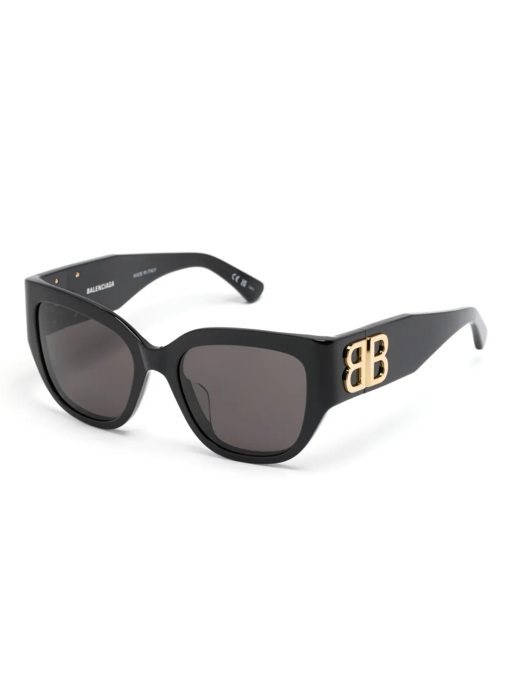 Солнцезащитные очки в оправе 'кошачий глаз' Balenciaga Eyewear, черный — фото 2