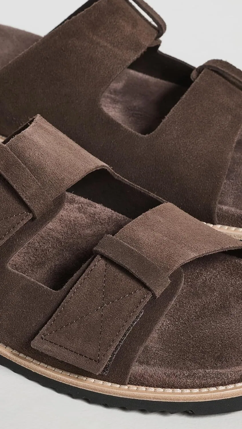 Сандалии с двумя ремешками Allen Edmonds, горький шоколад — фото 4