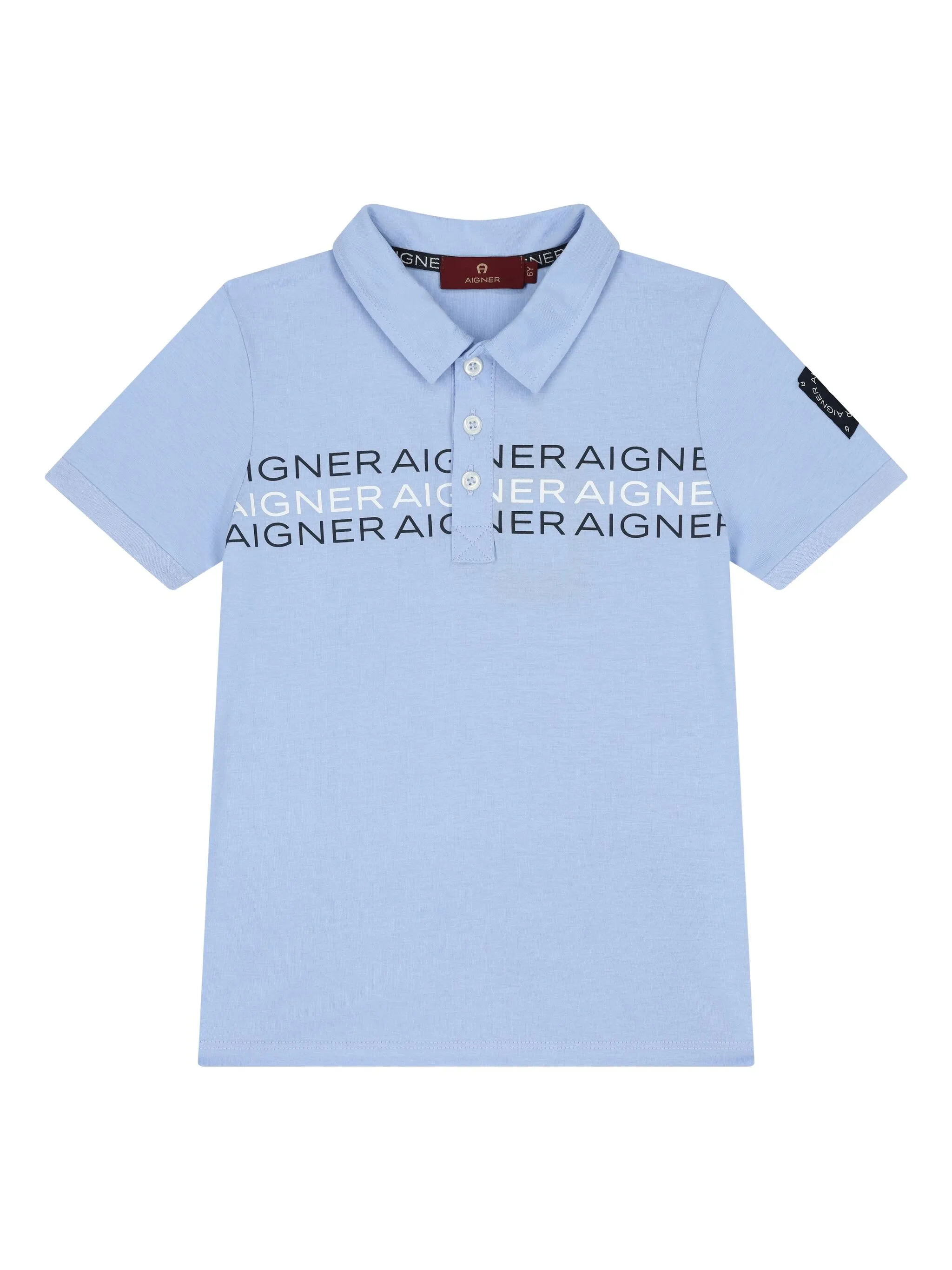 

Рубашка поло с логотипом Aigner Kids, синий