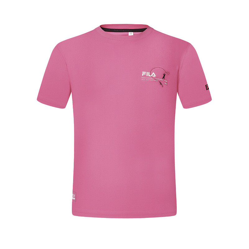 

Футболка мужская Весна сливово-красная Fila, цвет Spring plum red