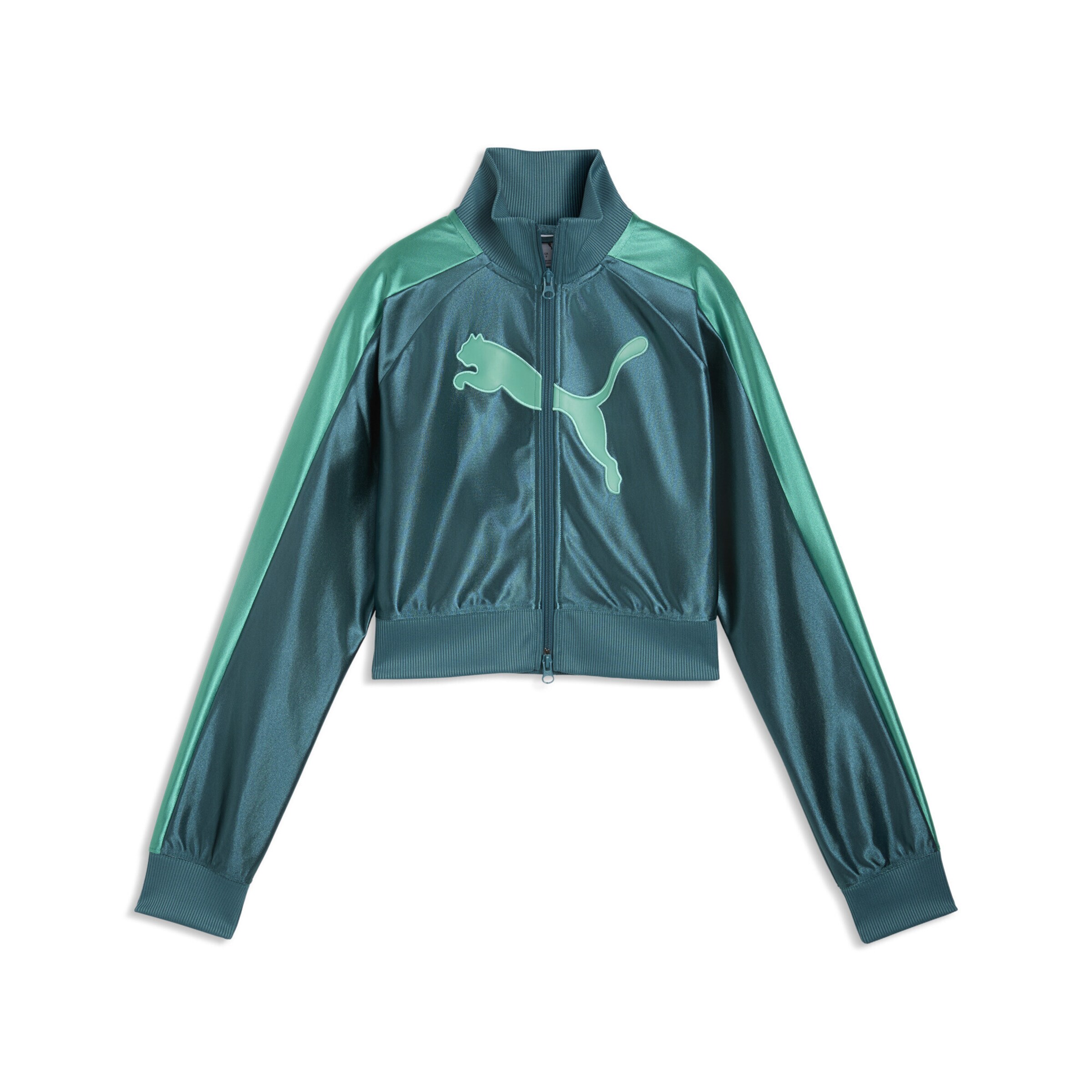 

PUMA Тренировочная куртка 'Future T7' в цвете Emerald, Light Green