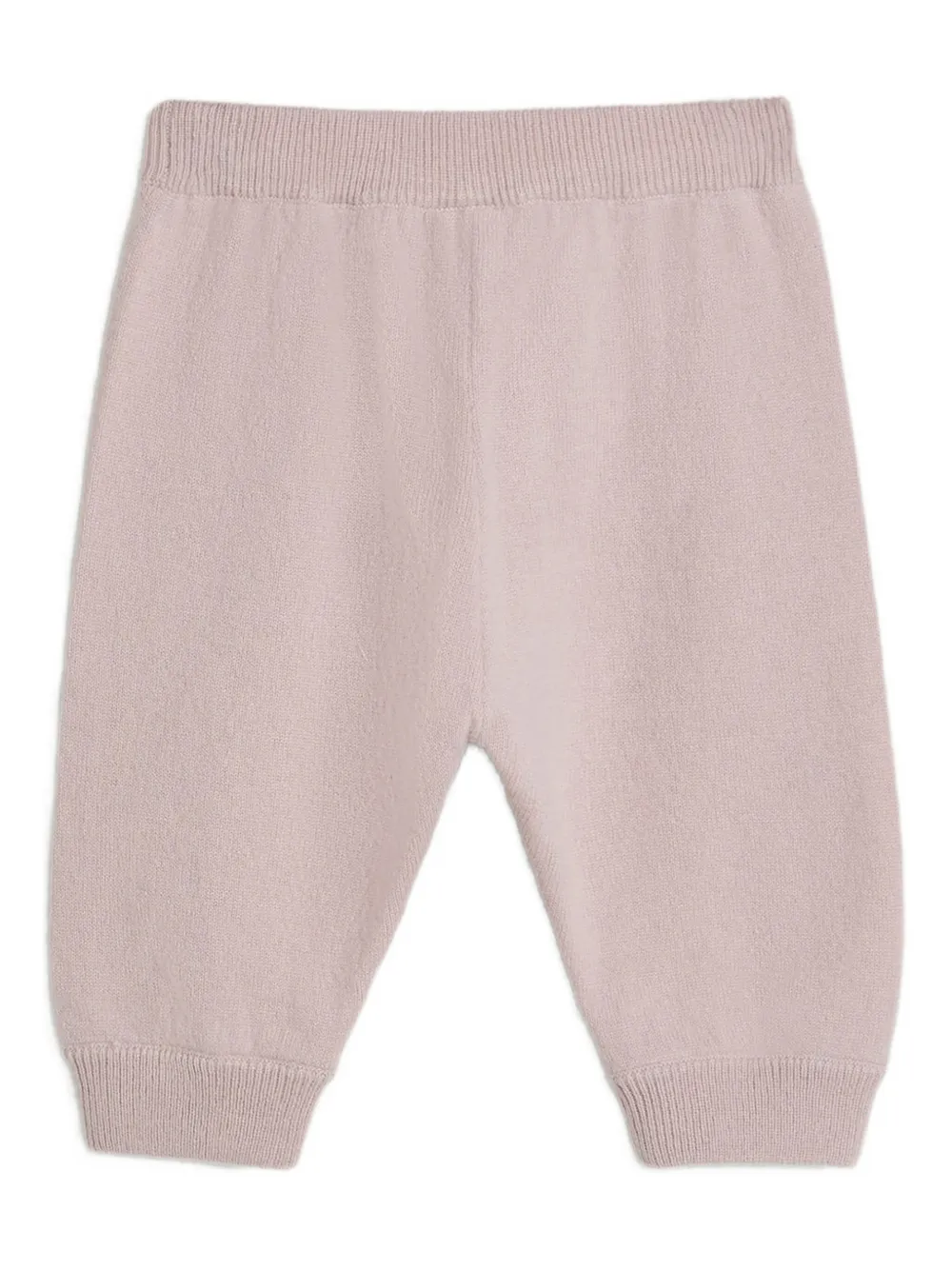 Кашемировые брюки Bernie Baby Brunello Cucinelli Kids, розовый — фото 2