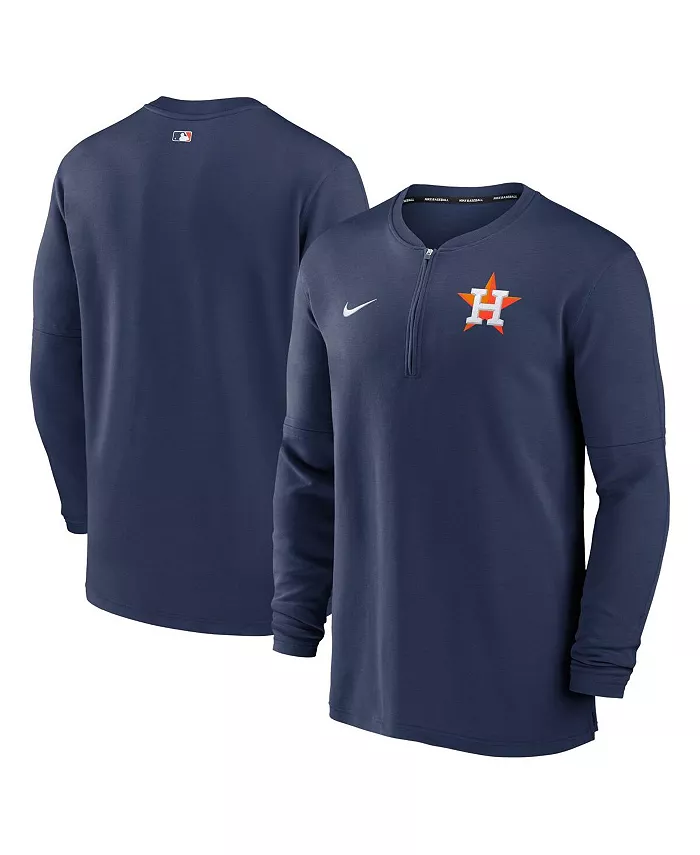 

Мужская синяя толстовка Houston Astros Authentic Collection Game Time Performance с молнией до середины груди Nike