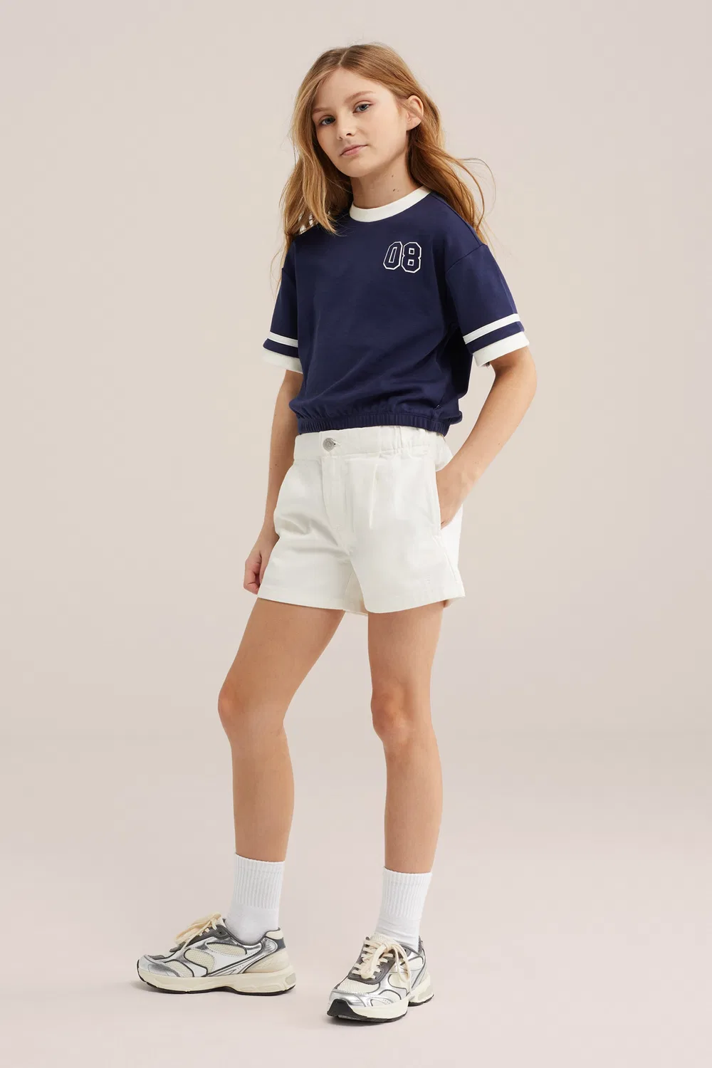 Футболка We Fashion, Dark Blue — фото 4