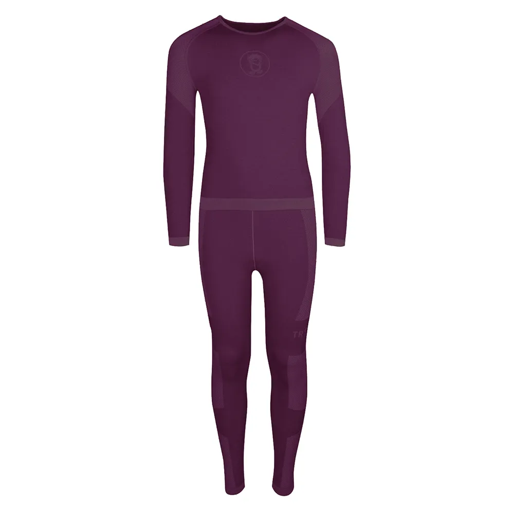 

Комплект базового слоя Trollkids Hemsedal, фиолетовый