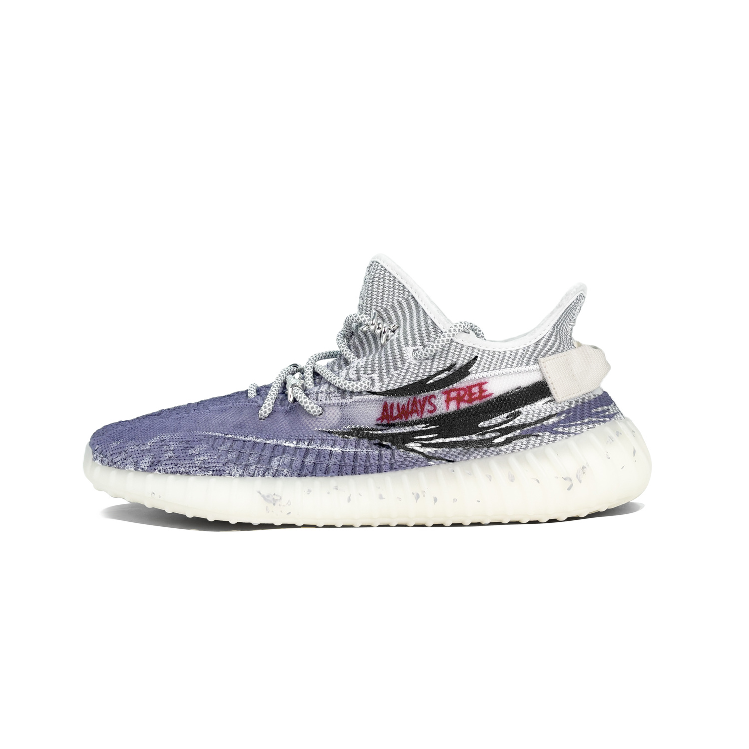 

Adidas Originals Изысканные повседневные кроссовки Yeezy Boost 350 V2 с противоскользящей подошвой унисекс в лилово-сером цвете, цвет Purple Gray