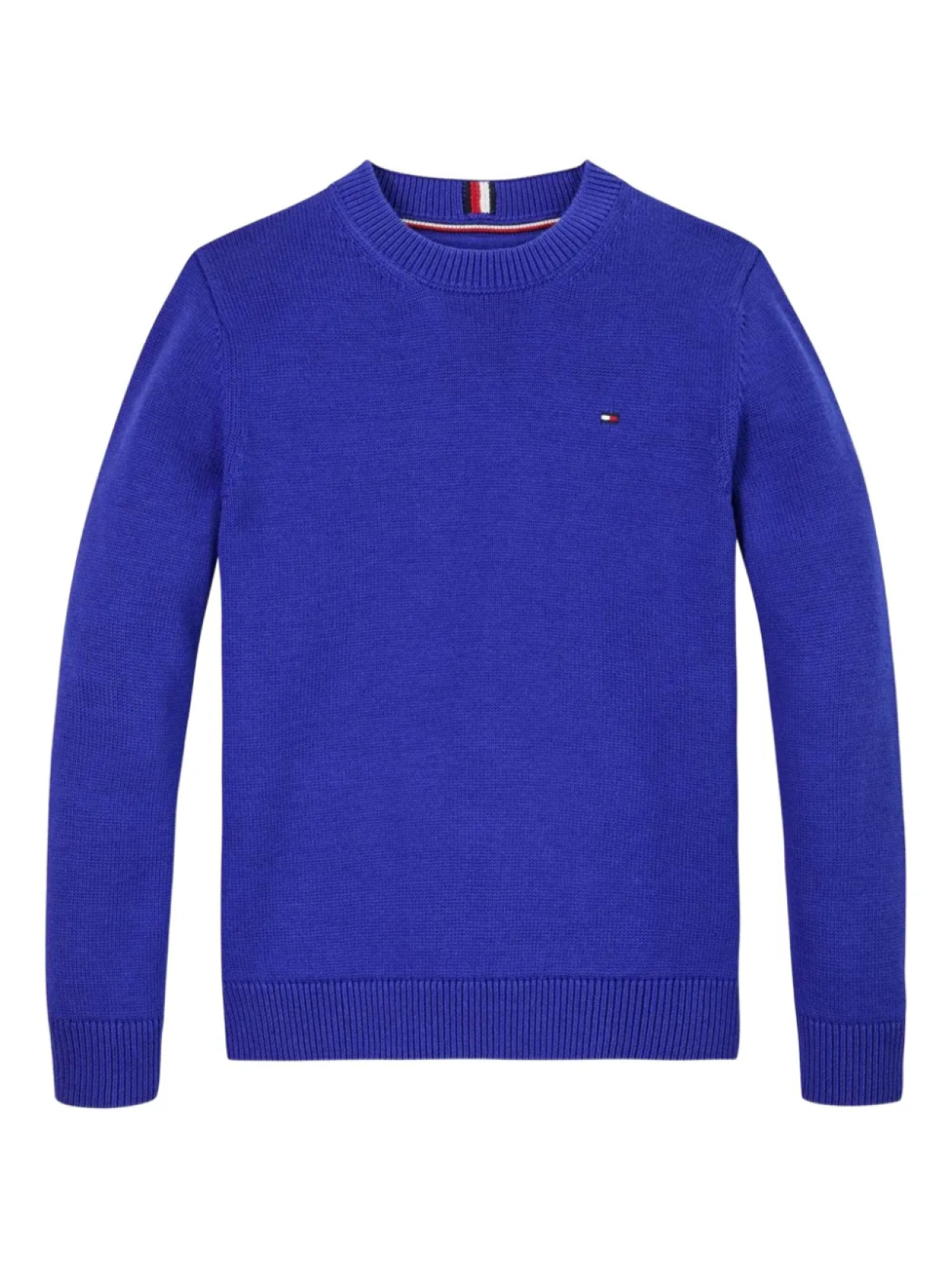 

Свитер с вышитым логотипом Tommy Hilfiger Junior, синий