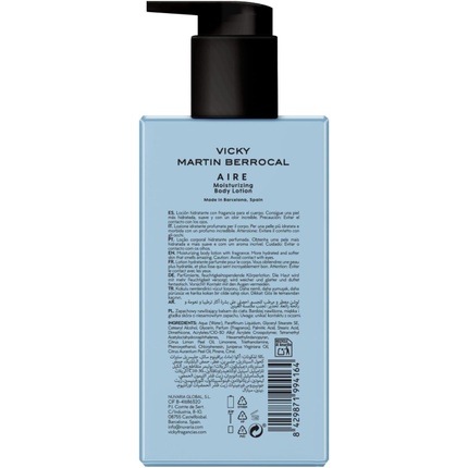 Air Body Lotion 240 мл - Увлажняющее молочко для тела с цитрусовым ароматом Vicky Martin Berrocal — фото 2
