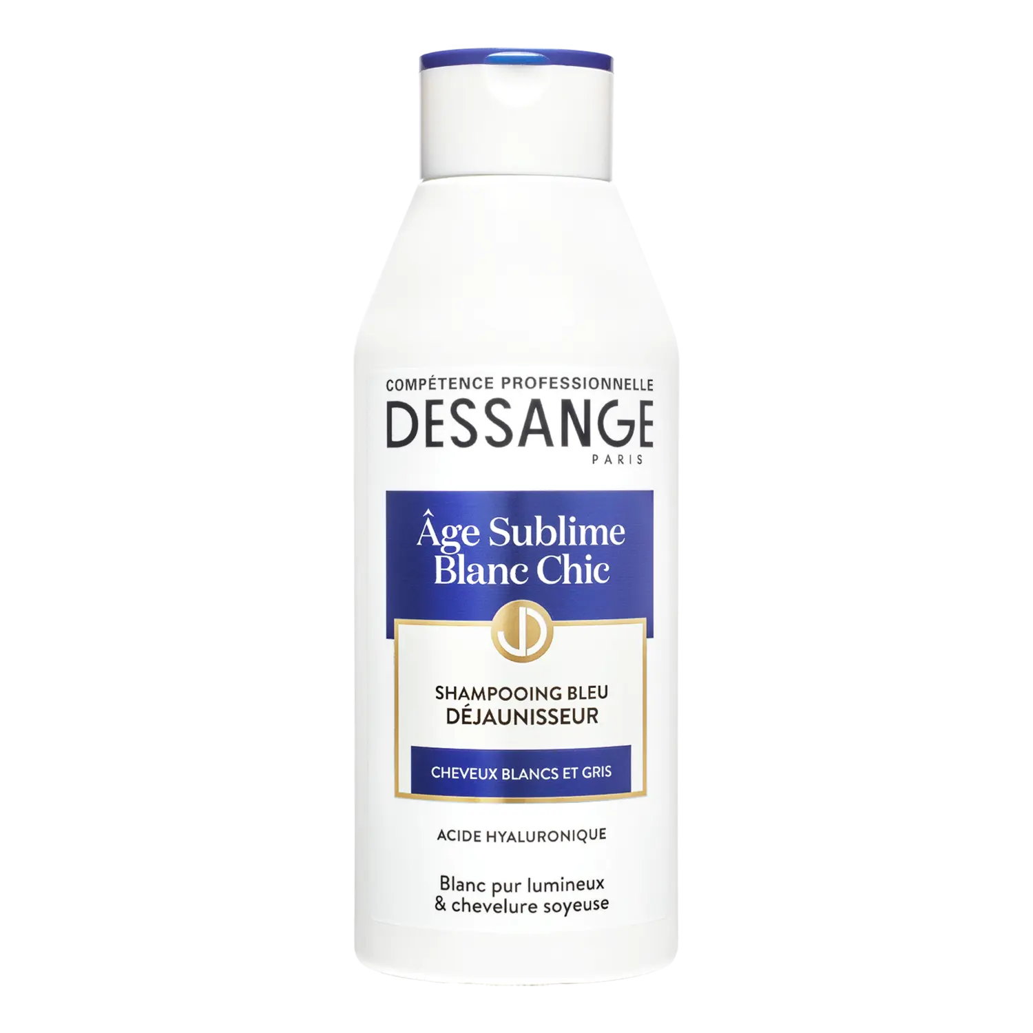 

Шампунь нейтрализующий синий цвет для седых волос Dessange Professional Hair Luxury Age Sublime Blanc Chic, 250 мл