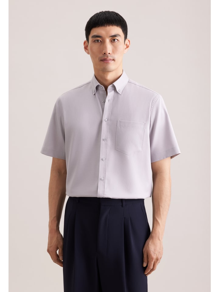 

Seidensticker Деловая рубашка, стандартный размер, серого цвета