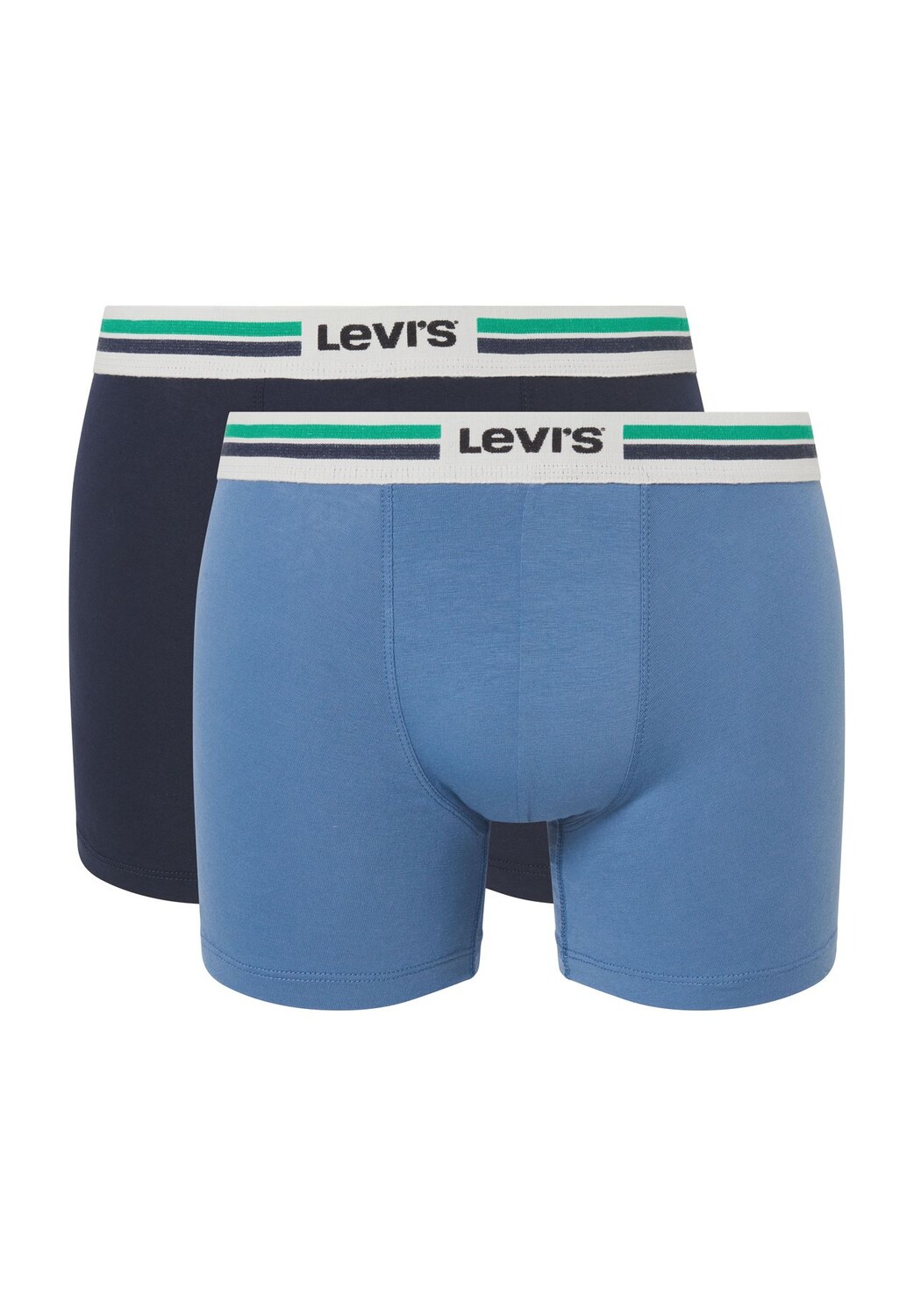 

Трусы короткие, 2 шт., пояс с логотипом, мужские Levi's, синий