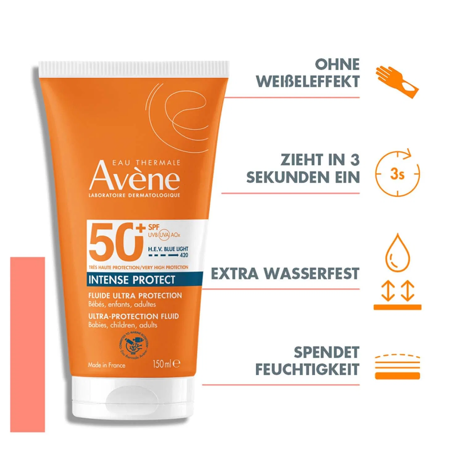 Солнцезащитный флюид AVÈNE Intense Protect SPF 50+ Avene — фото 3