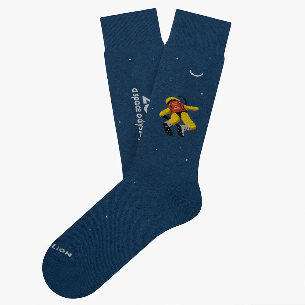

Носки Jimmy Lion 2001 A Space Odyssey Astronaut long, синий