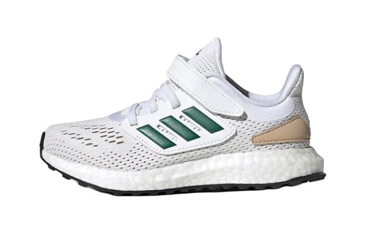 

Кроссовки для бега Pureboost 22 с низким верхом, устойчивые к истиранию, для детей от 3 до 7 лет Adidas, белый/зеленый