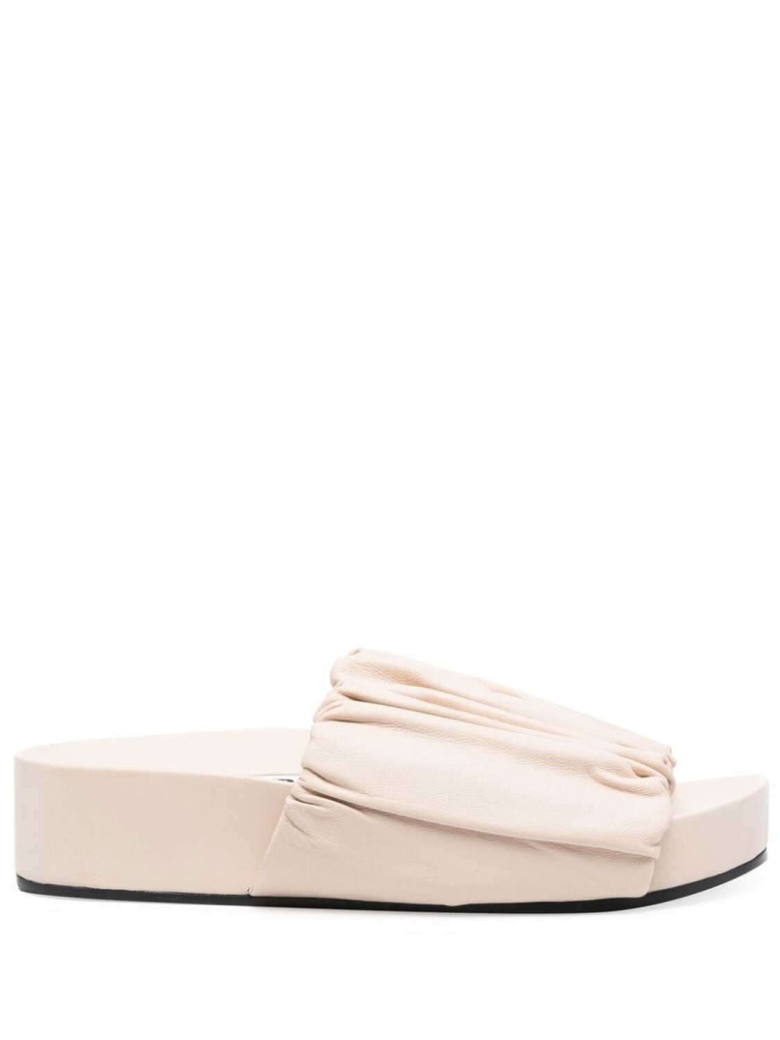 Jil Sander сандалии на платформе, нейтральный цвет