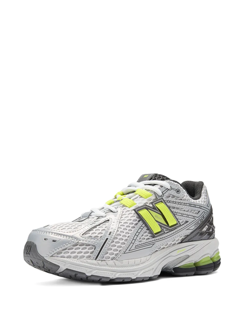 Кроссовки 1906 с металлическим эффектом и шнуровкой New Balance Kids, белый — фото 4
