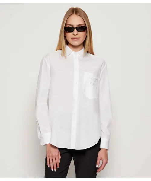 

Рубашка Эхайло Oversize fit Hugo, белый
