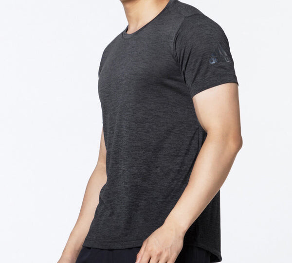 Футболка adidas FreeLift gradi Gradient Training Sports Short Sleeve Black Gray, серый — фото 4