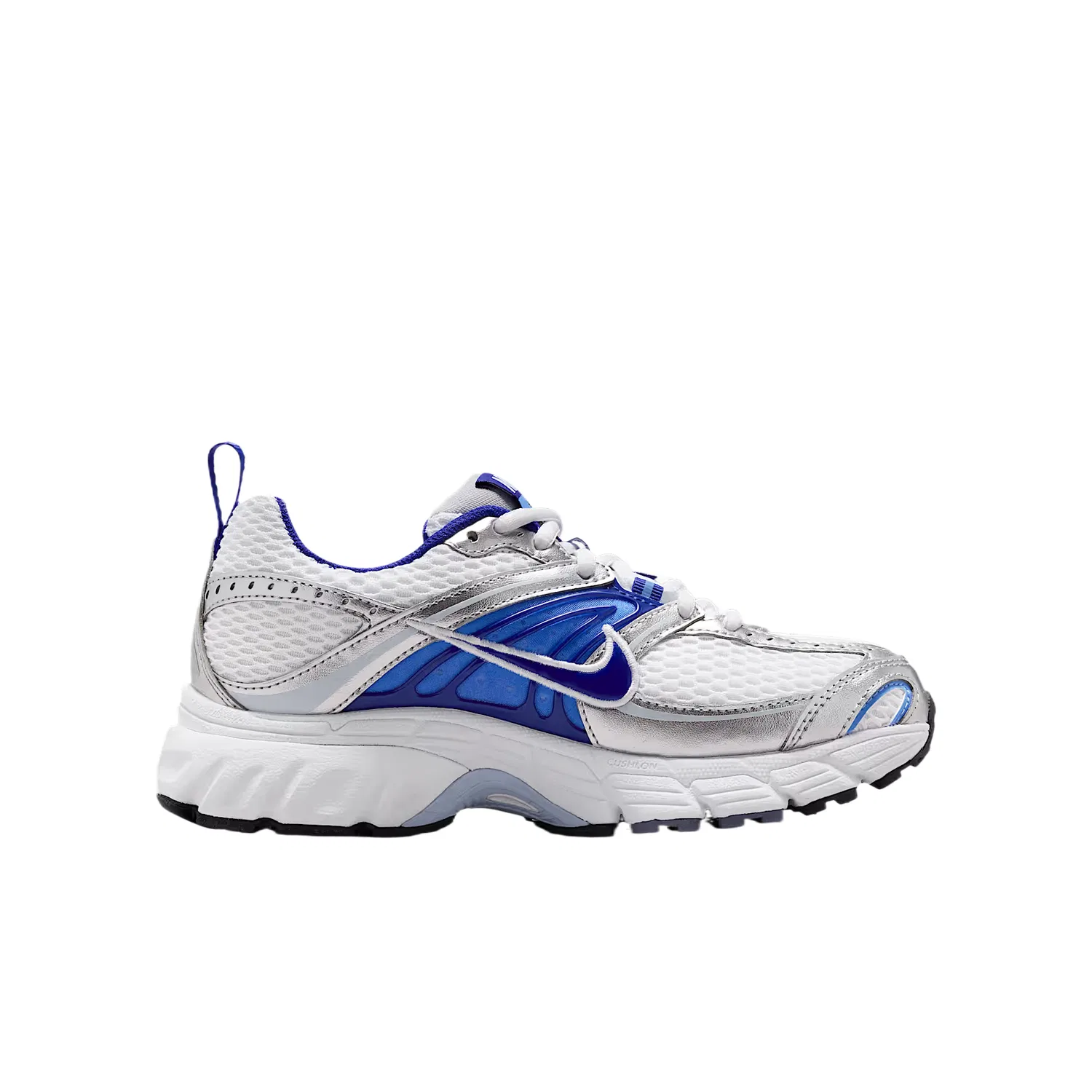 Кроссовки детские Air Max Moto 2K cushioning breathable support low top running shoes kids' Nike, White/Wolf Gray/Royal Pulse/Harmony Purple — фото 3