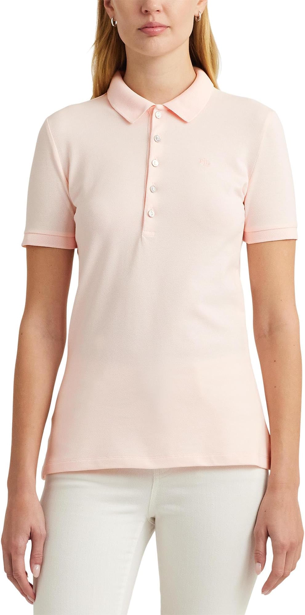 

Рубашка LAUREN Ralph Lauren Piqué Polo Shirt, цвет Pink Opal