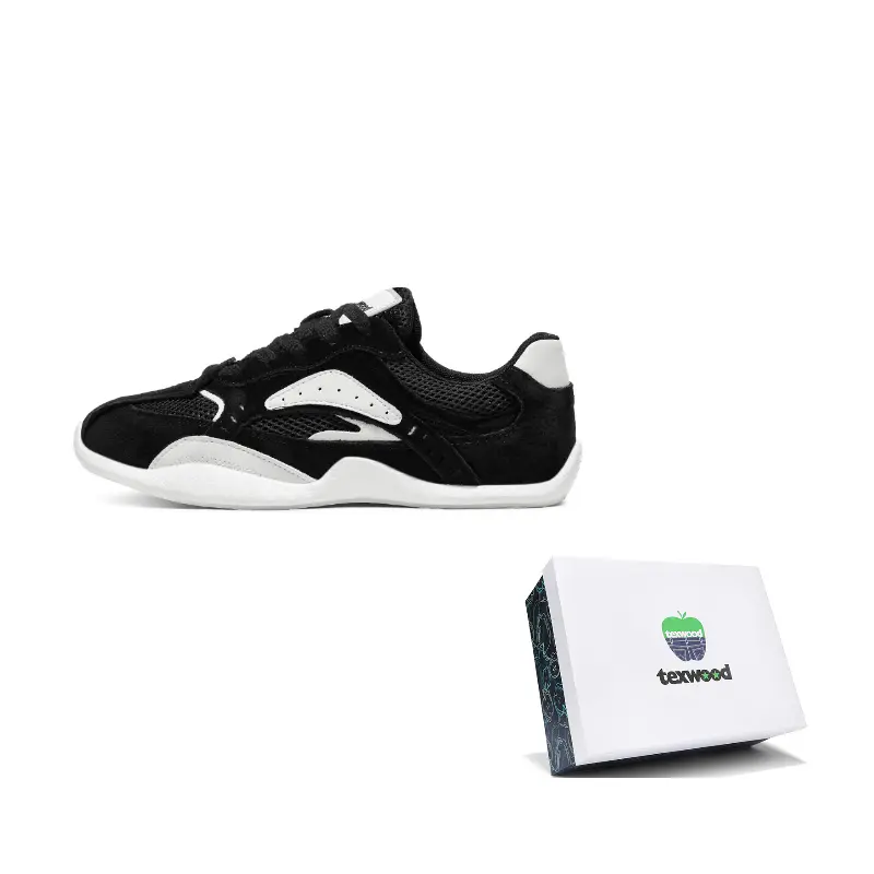 

TEXWOOD Кроссовки Coverage Low Top мужские повседневные черные, цвет Black
