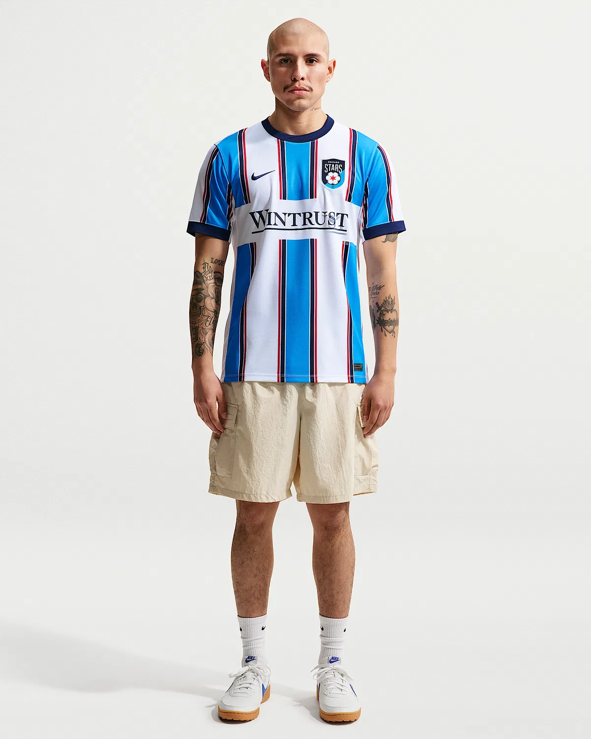 Мужская реплика джерси Nike Dri-FIT Chicago Stars Stadium Edition, Blue Glow — фото 4