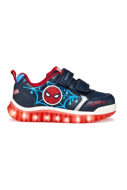 Кроссовки детские LIGHTYLOO x Spiderman Geox, синий — фото 3