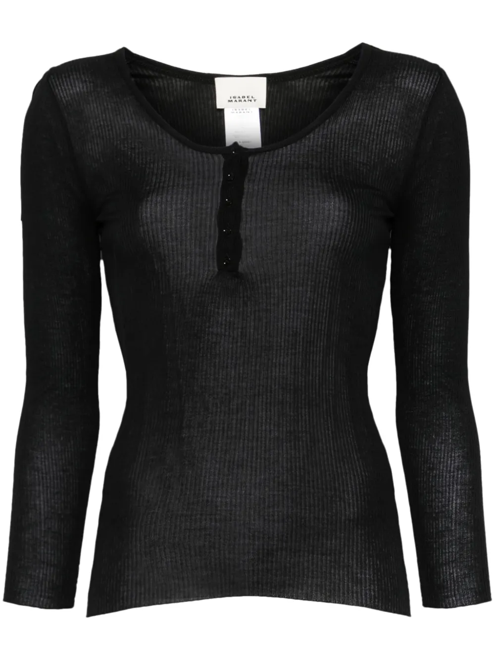 

Топ хенли Lamylic ISABEL MARANT, черный