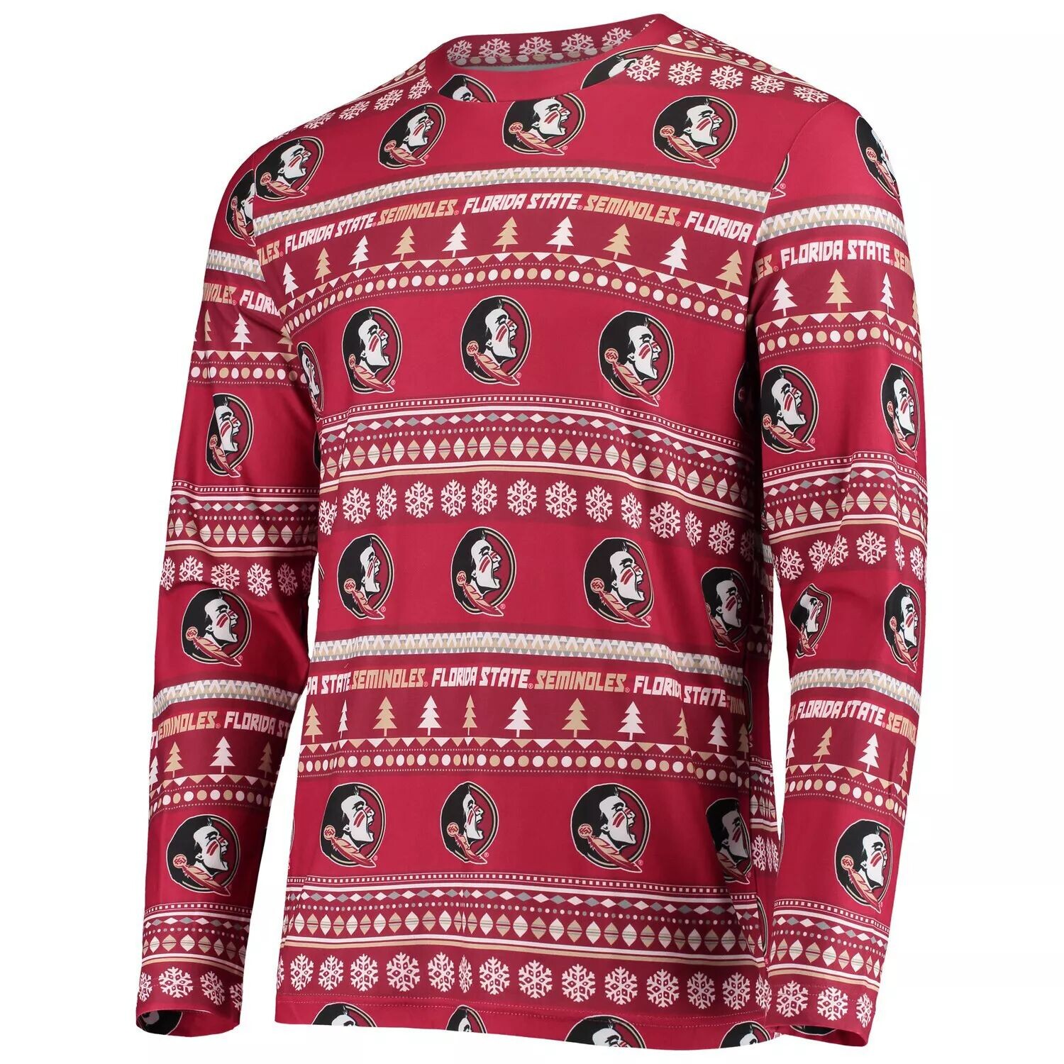 

Men's Concepts Sport Garnet Florida State Seminoles Ugly Sweater вязанный комплект из топа и брюк с длинными рукавами