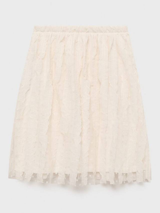 

Детская юбка из тюля в горошек Elsa Mango, Cream