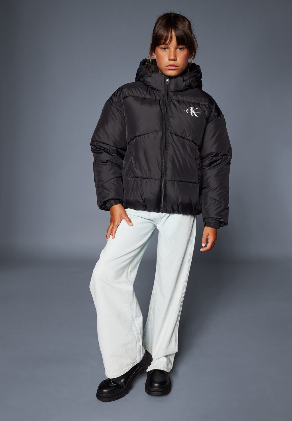 Зимняя куртка PUFFER Calvin Klein Jeans, цвет black — фото 2
