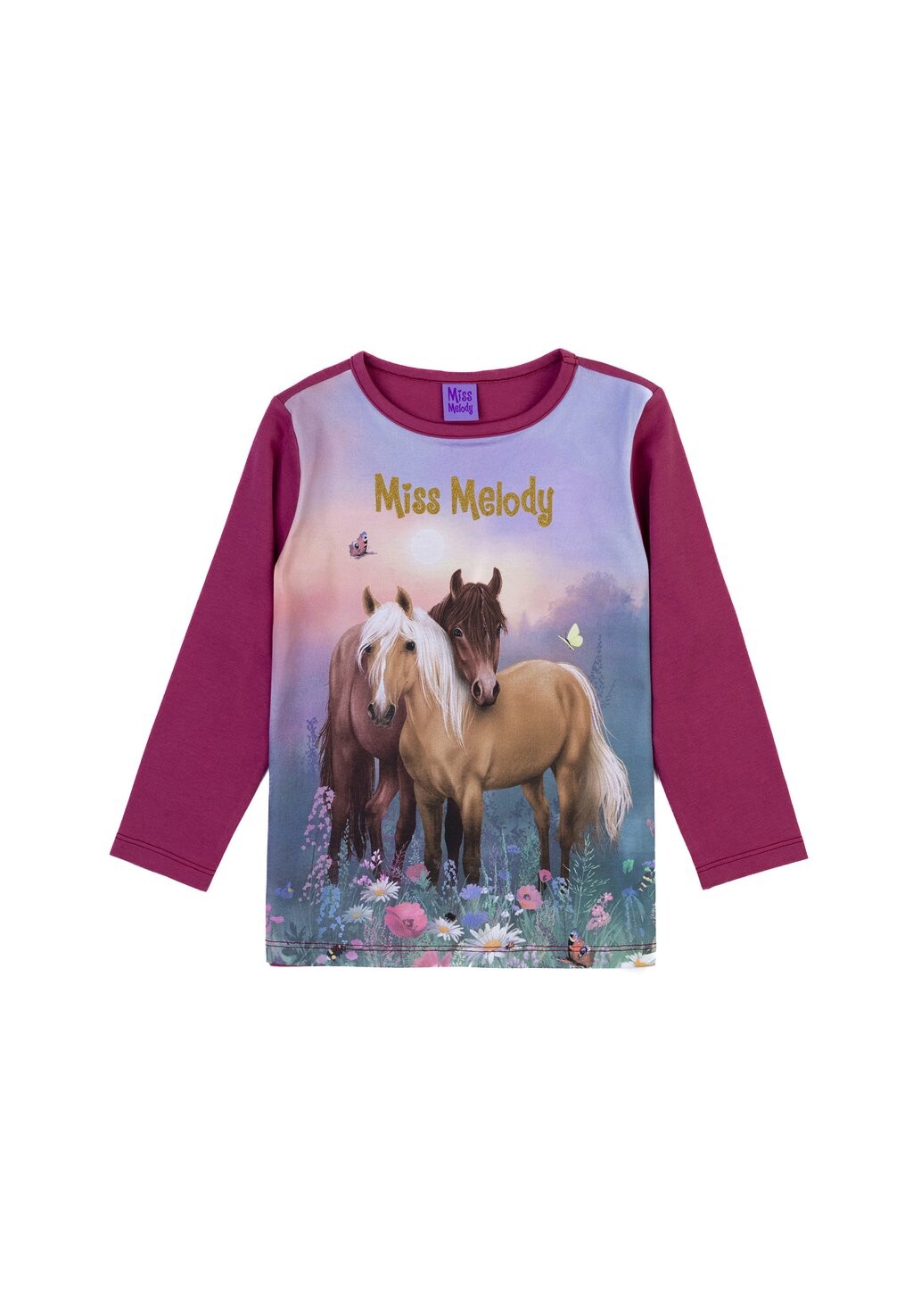 

Топ с длинными рукавами MISS MELODY Miss Melody, красный