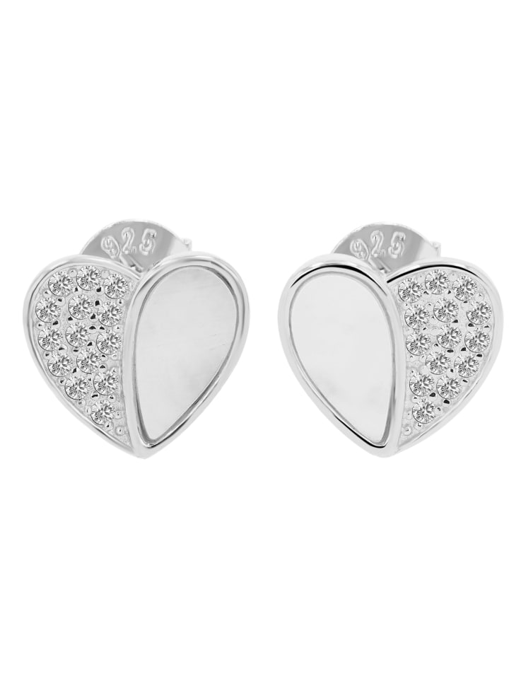 

Adeliás Женские серьги - серьги-гвоздики из серебра 925 пробы с перламутровыми вставками в серебре