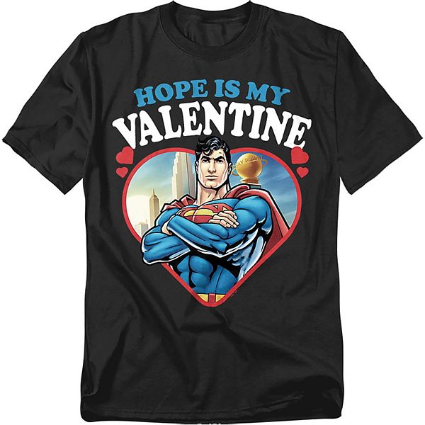 

Футболка Big & tall superman "hope is my valentine" Licensed Character