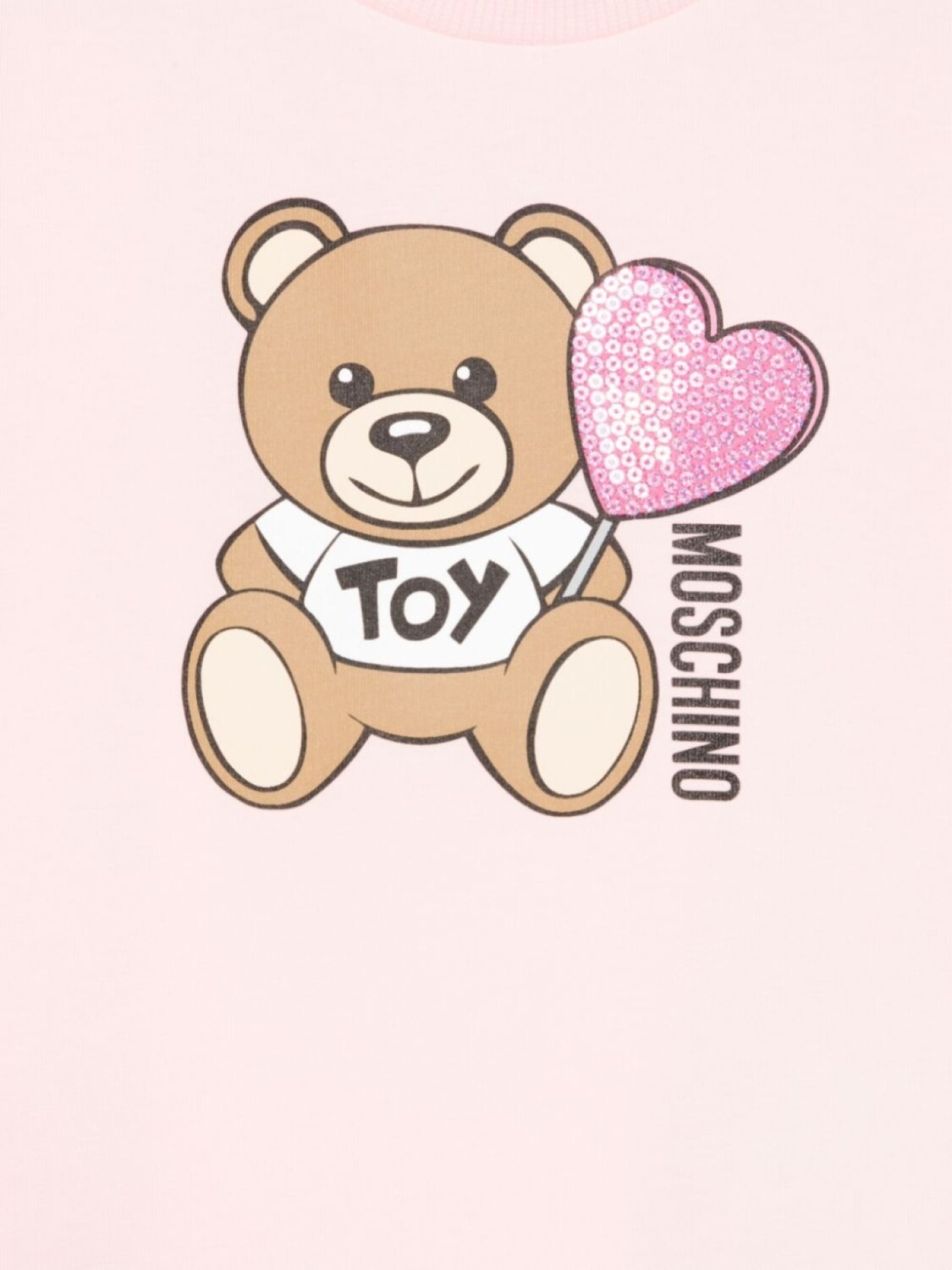 Moschino Kids футболка с принтом Teddy Bear, розовый — фото 3