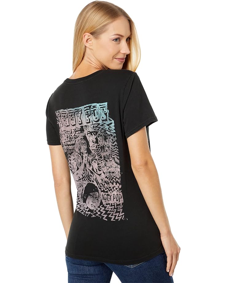 

Футболка Lucky Brand Iggy Pop Classic Crew Tee, цвет Jet Set