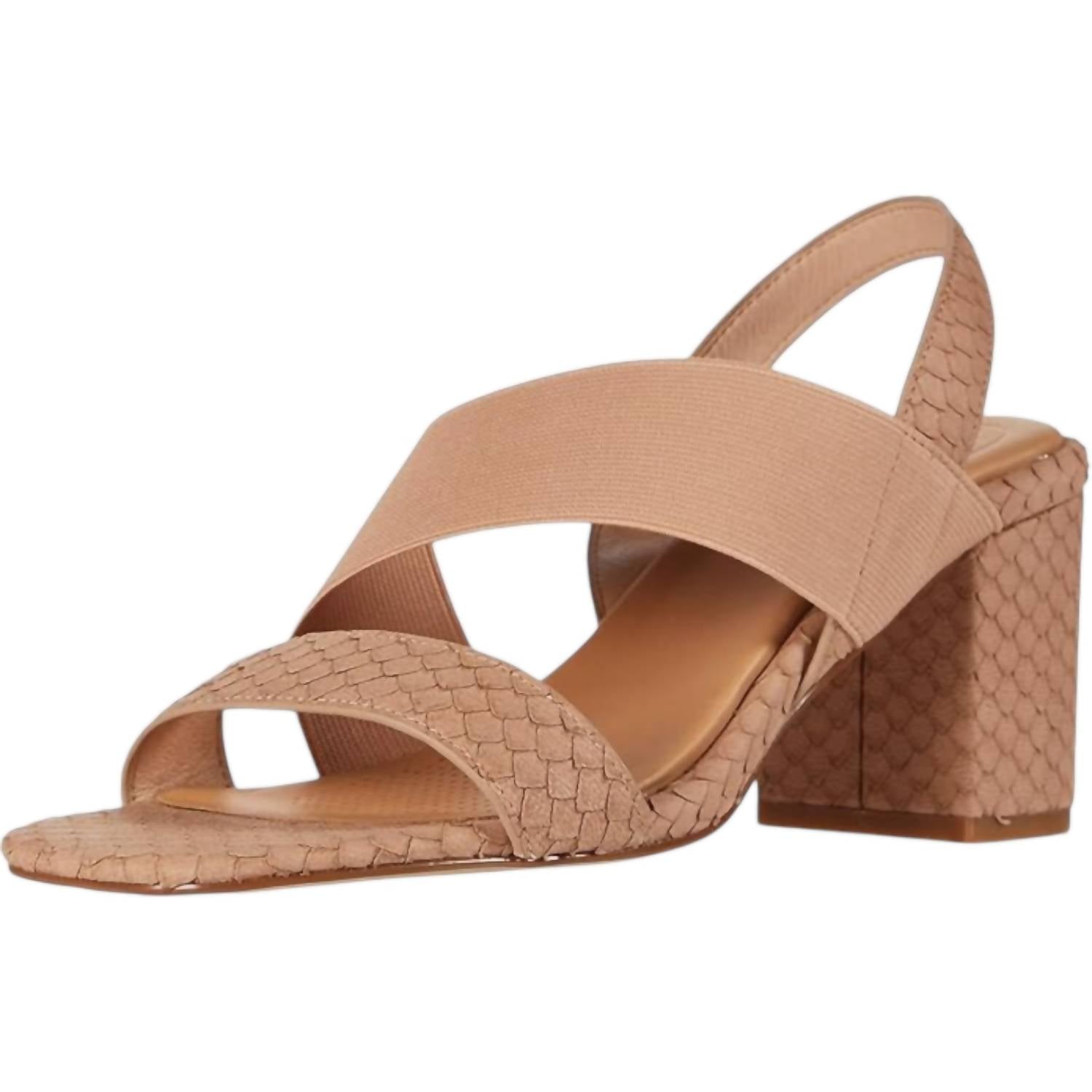 Женские босоножки на каблуке Hally2 в цвете Latte Fanci Snake Corso Como